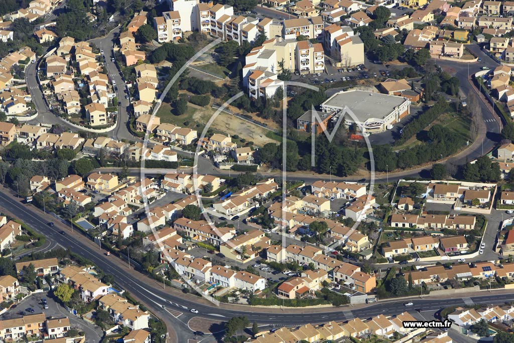 Photo arienne de Bziers (Quartier Gargailhan)