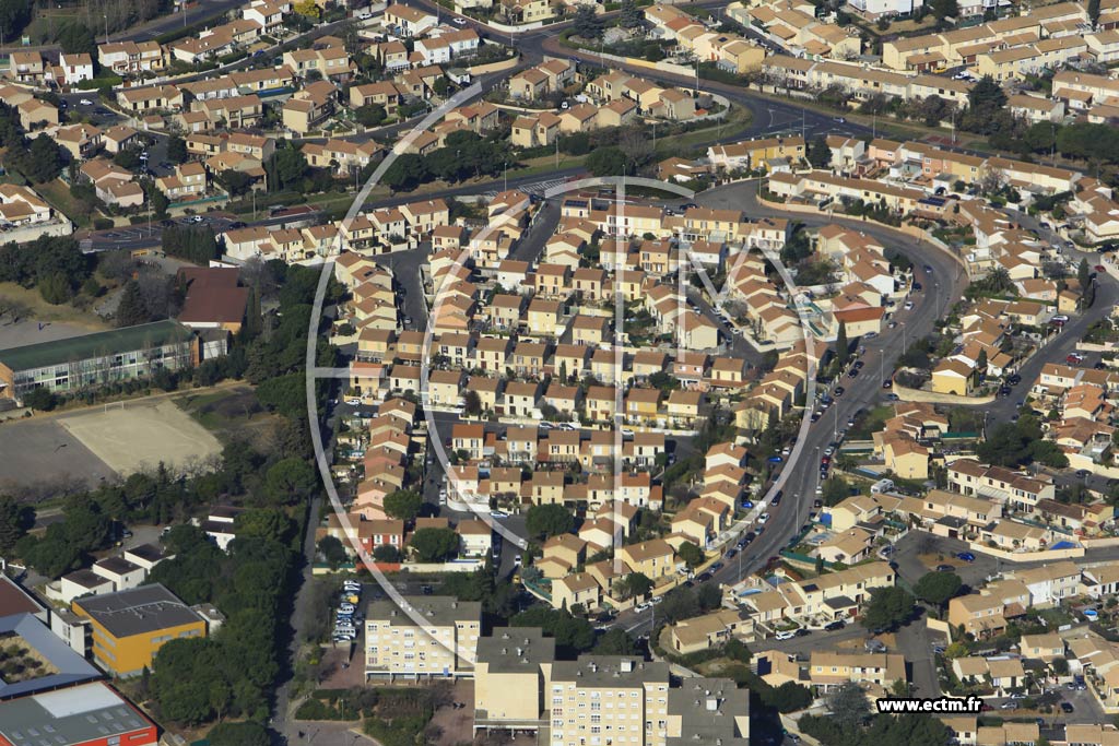 Photo arienne de Bziers (Quartier Pech de Valras)