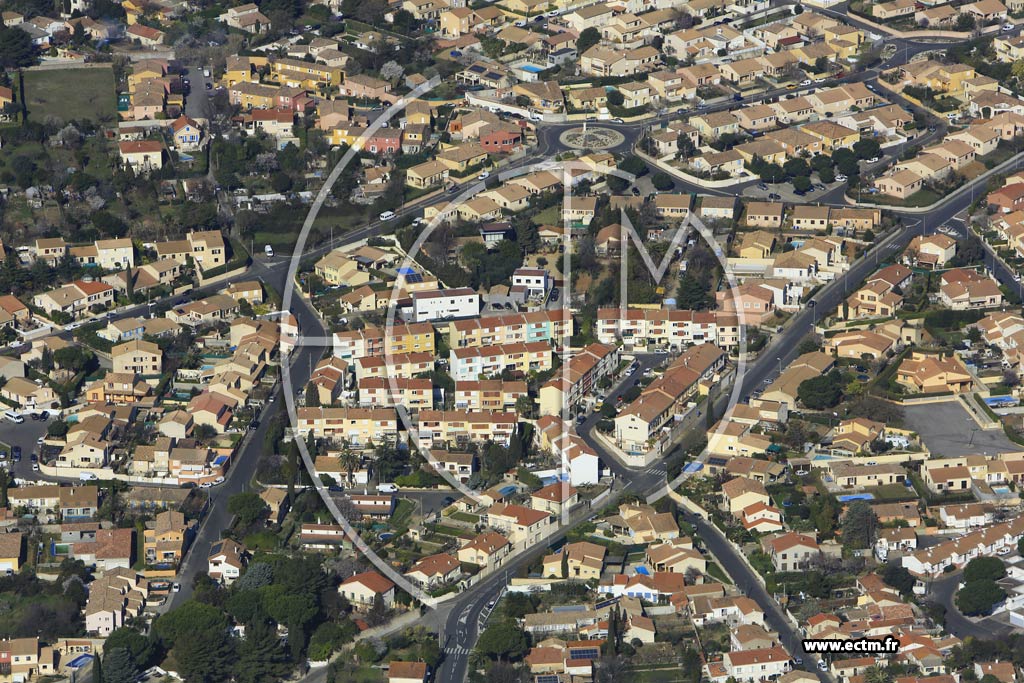 Photo arienne de Bziers (Quartier Pech des Moulins)