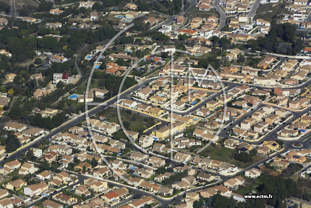 Photo arienne de Bziers (Quartier Pech des Moulins)