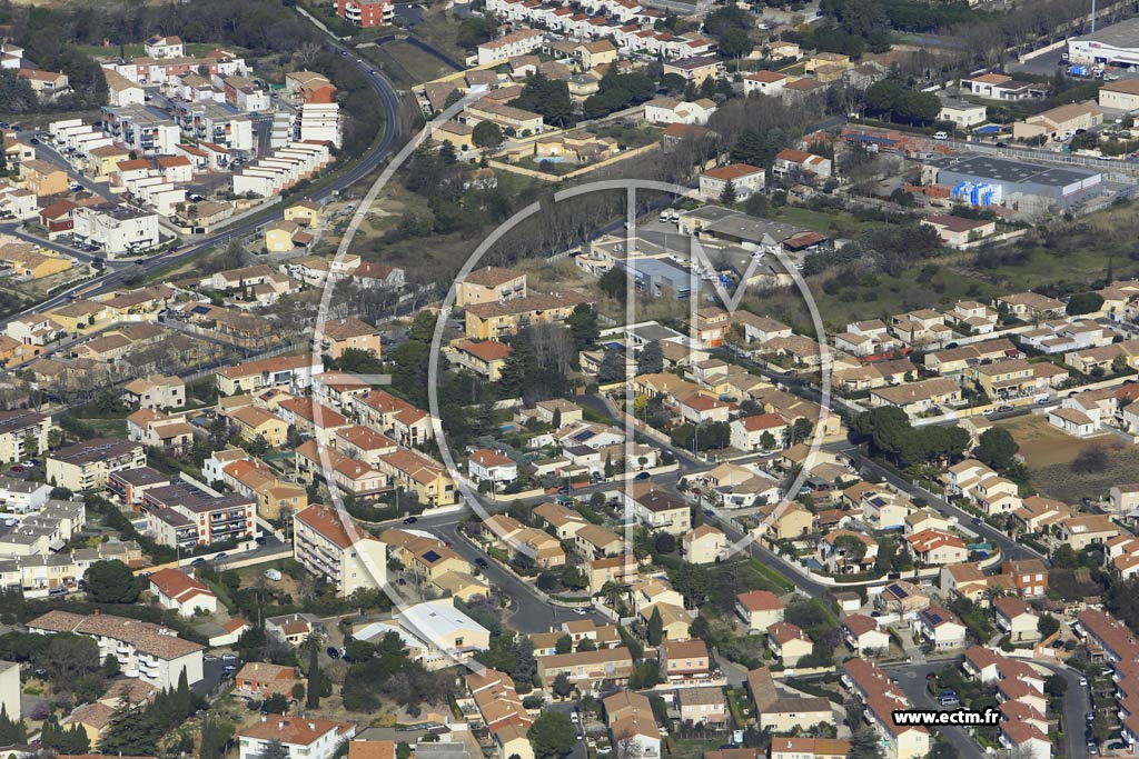 Photo arienne de Bziers (Quartier Renardire)