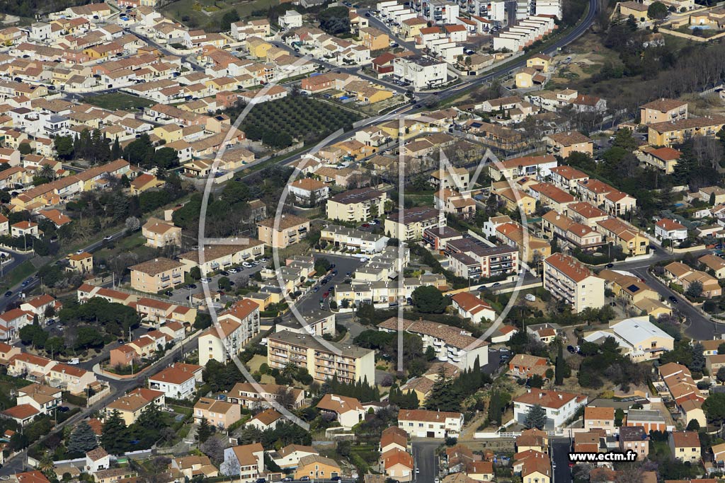 Photo arienne de Bziers (Quartier Renardire)