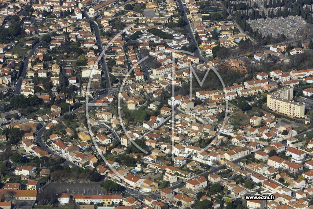 Photo arienne de Bziers (Quartier Renardire)