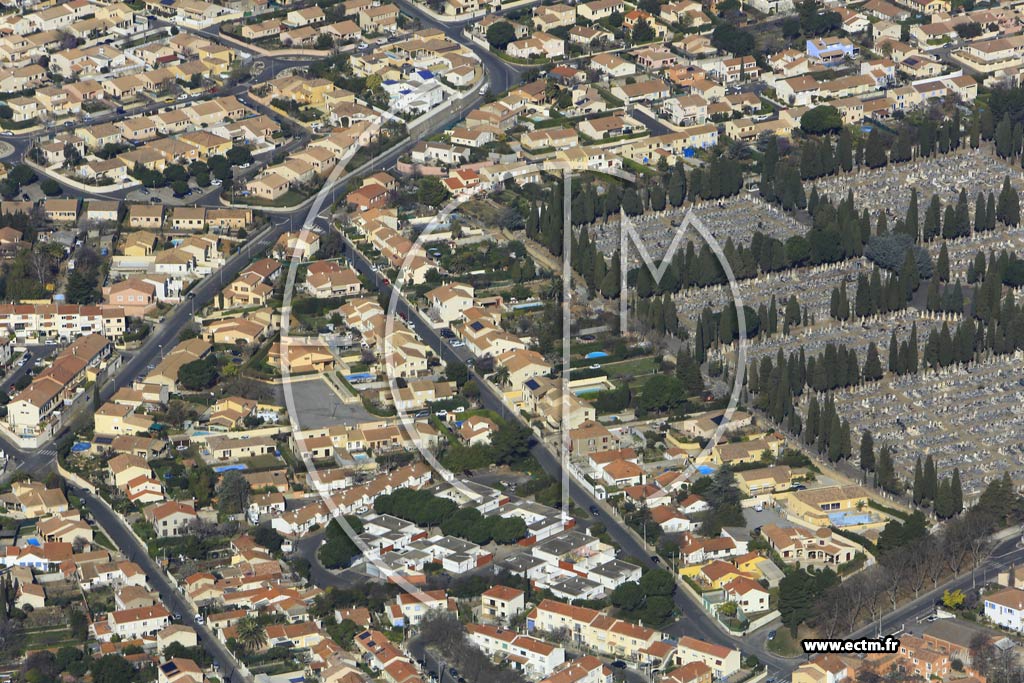 Photo arienne de Bziers (Quartier Renardire)