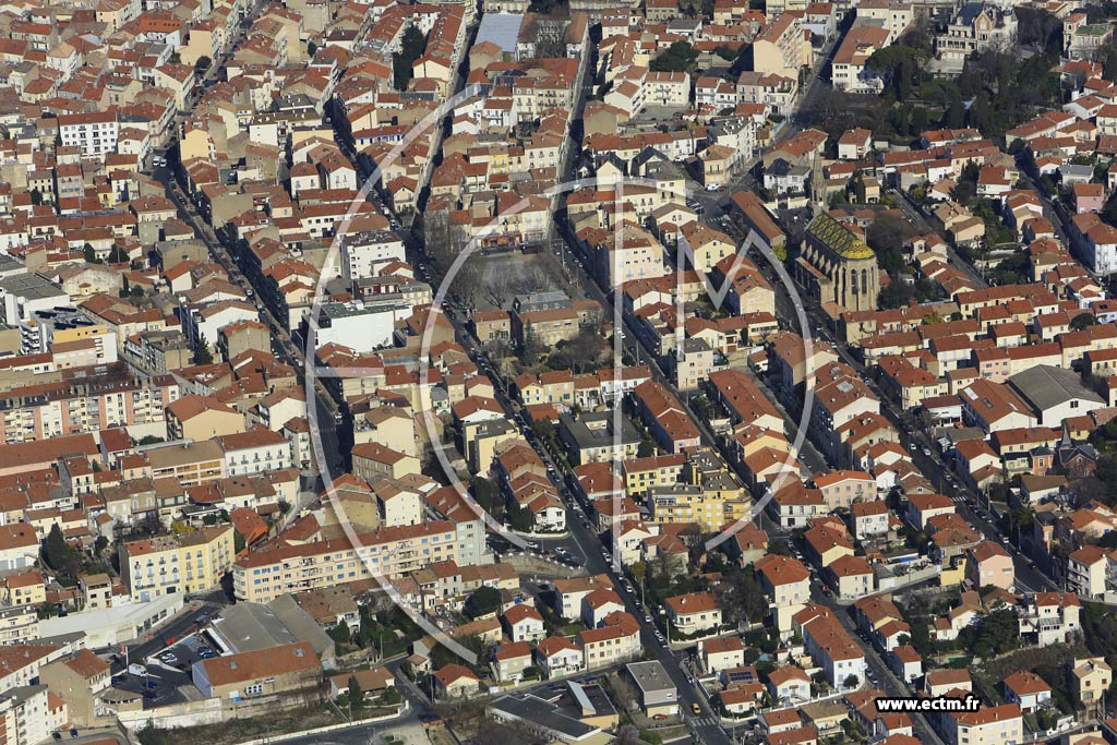 Photo arienne de Bziers (Quartier Victor Hugo)