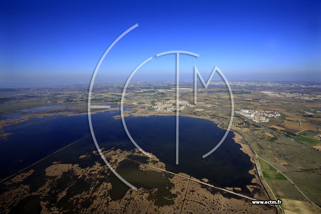 Photo arienne de Vendres