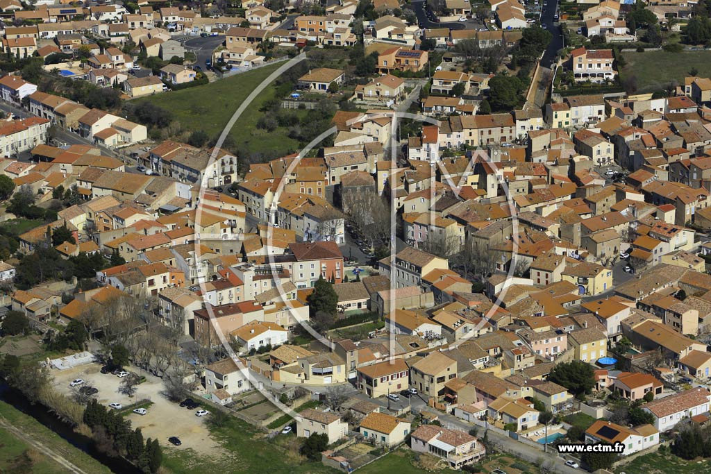 Photo arienne de Vendres