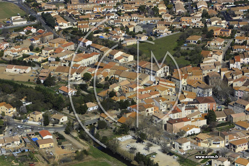 Photo arienne de Vendres