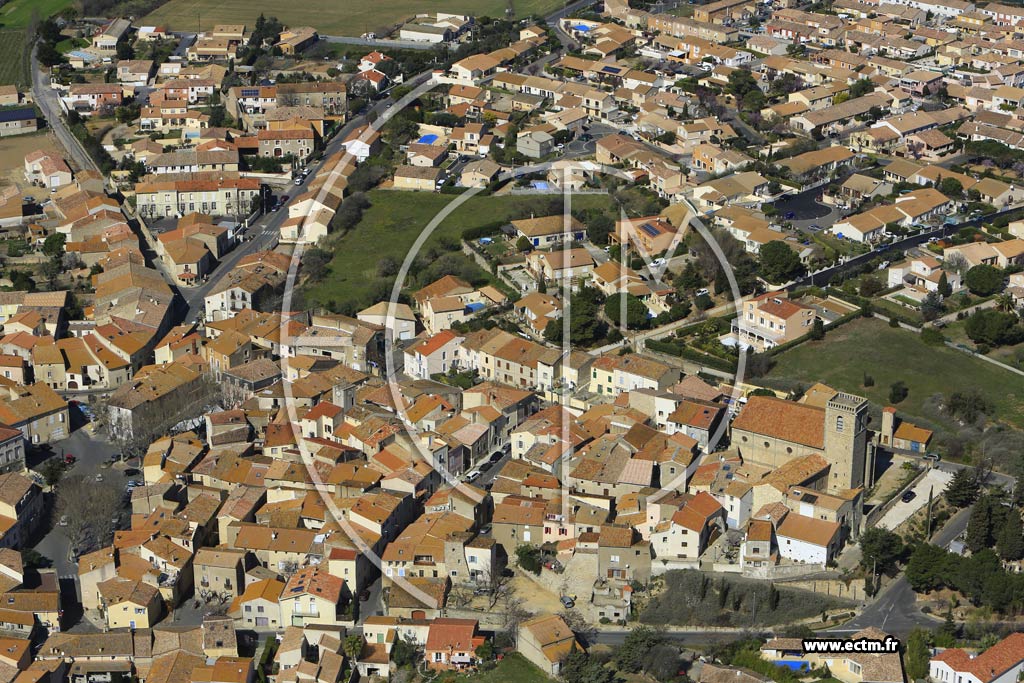 Photo arienne de Vendres