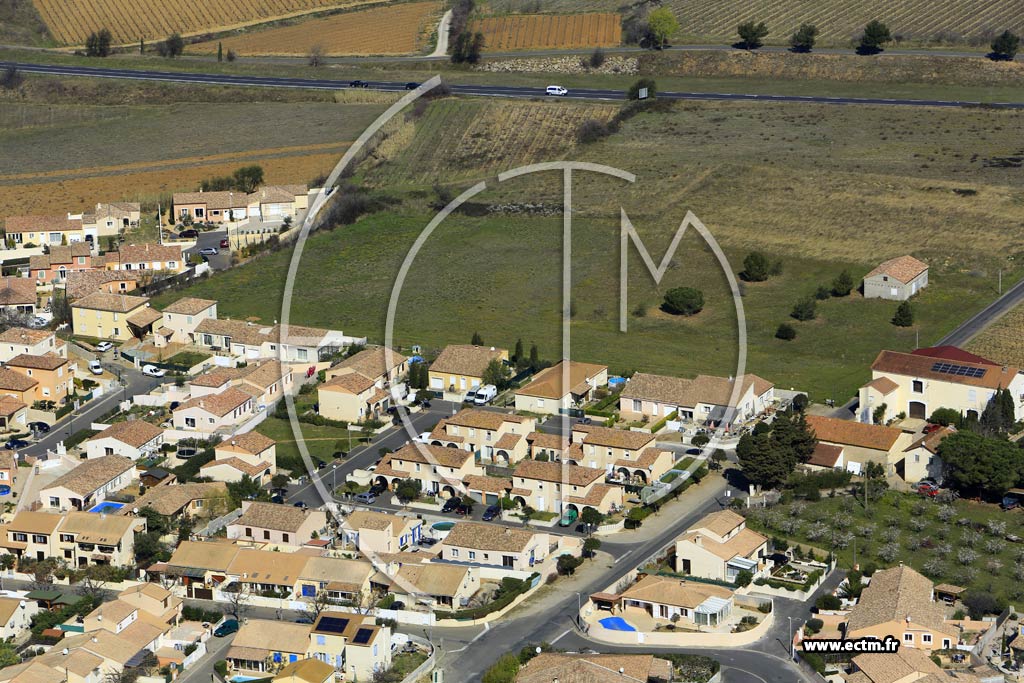 Photo arienne de Vendres