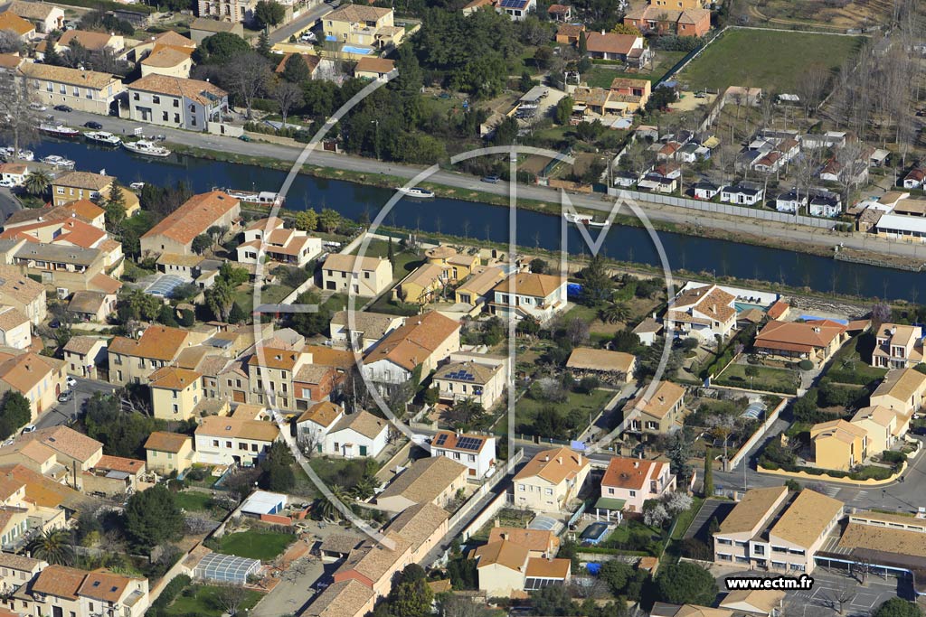 Photo arienne de Villeneuve-ls-Bziers