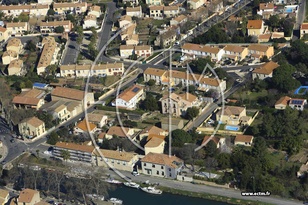 Photo arienne de Villeneuve-ls-Bziers