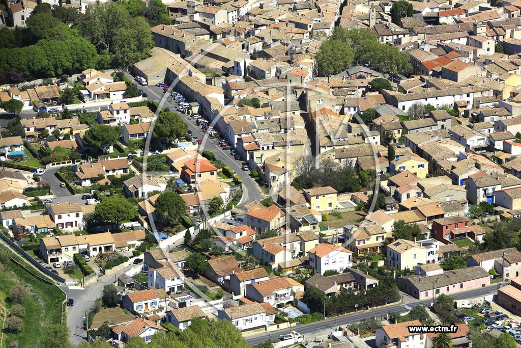 Photo arienne de Lansargues