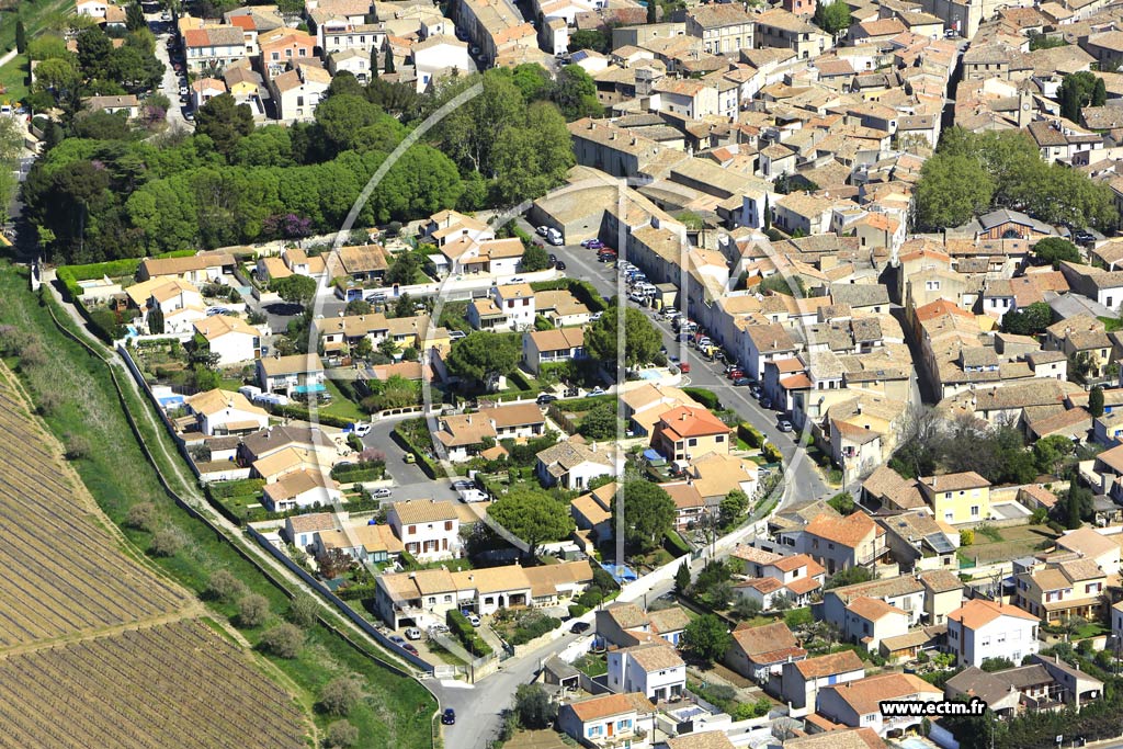 Photo arienne de Lansargues