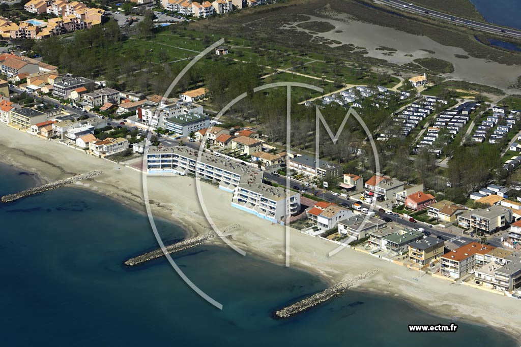 Photo arienne de Palavas-les-Flots (Montpellier Plage)