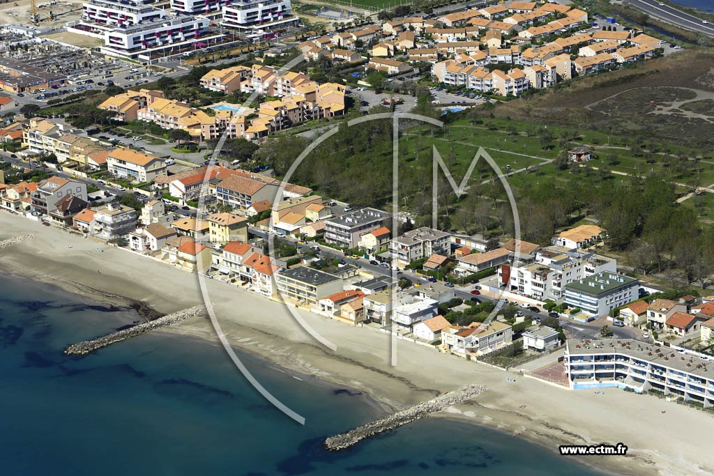 Photo arienne de Palavas-les-Flots (Montpellier Plage)