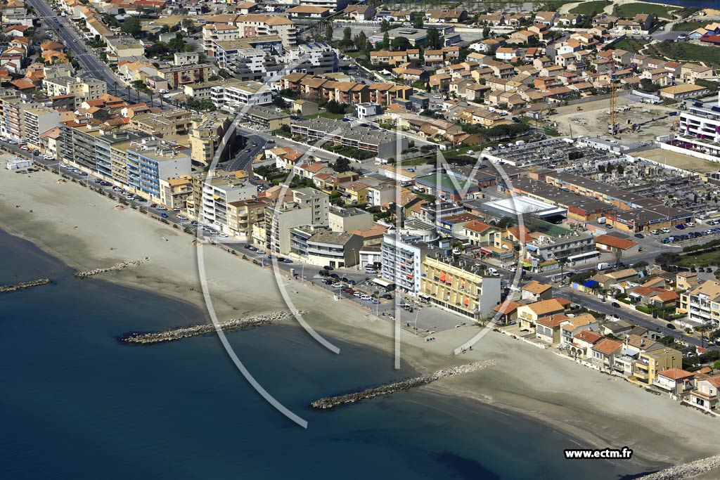 Photo arienne de Palavas-les-Flots (Montpellier Plage)