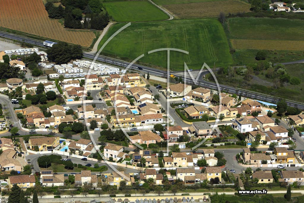 Photo arienne de Villeneuve-ls-Maguelone