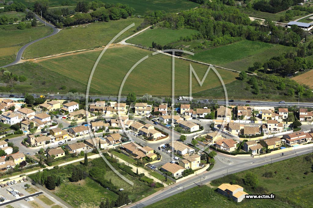 Photo arienne de Villeneuve-ls-Maguelone
