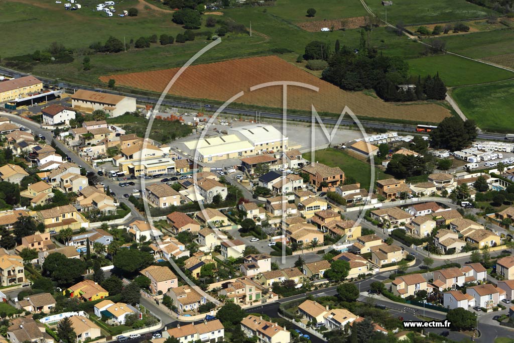Photo arienne de Villeneuve-ls-Maguelone