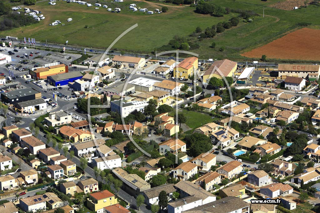 Photo arienne de Villeneuve-ls-Maguelone