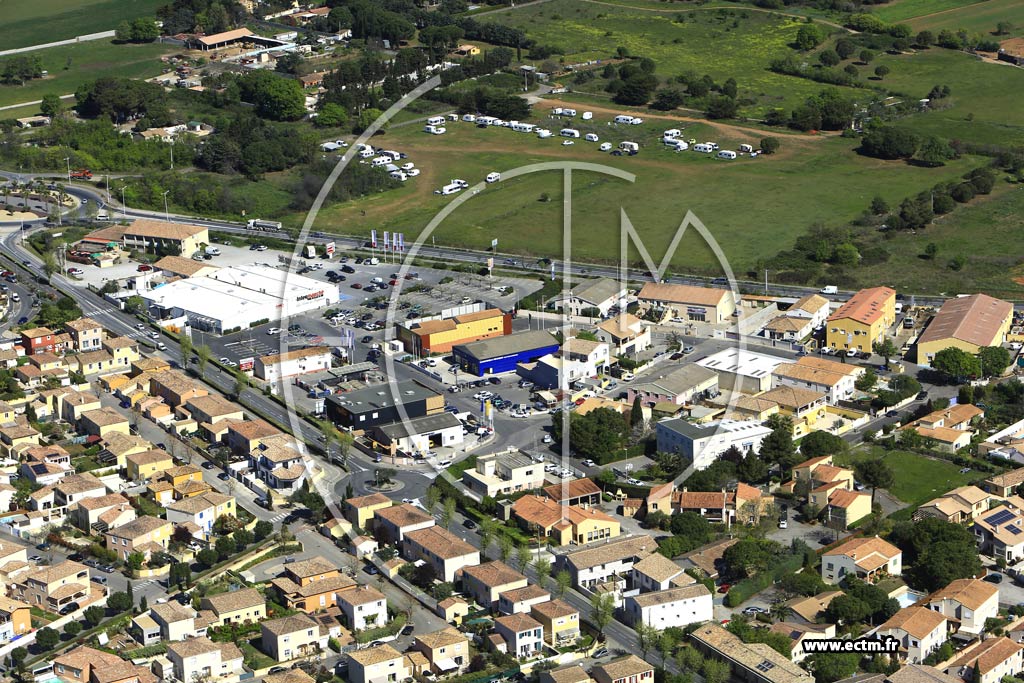 Photo arienne de Villeneuve-ls-Maguelone