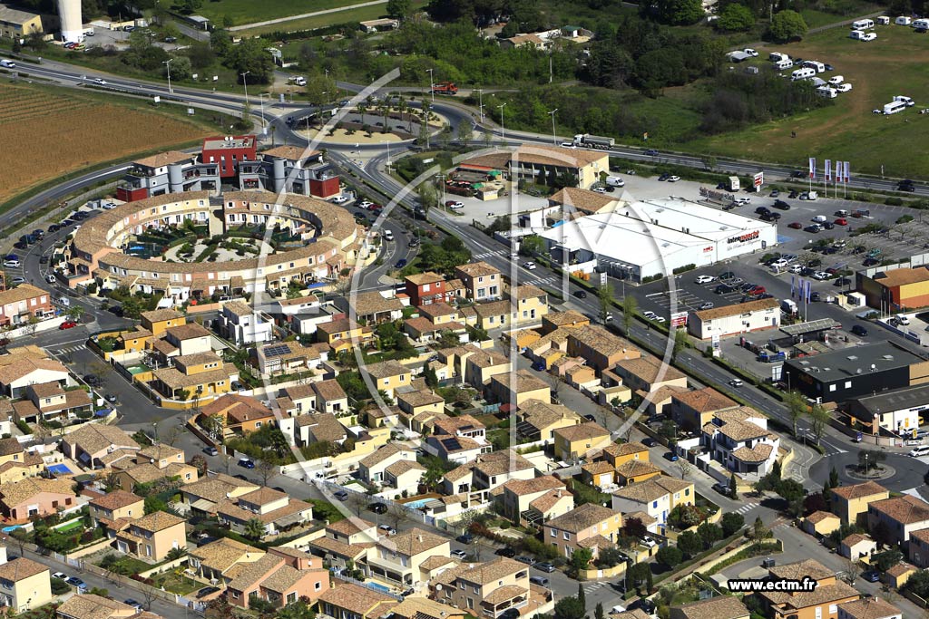 Photo arienne de Villeneuve-ls-Maguelone