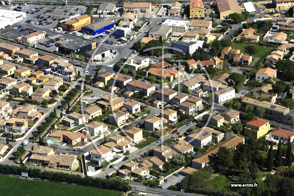 Photo arienne de Villeneuve-ls-Maguelone