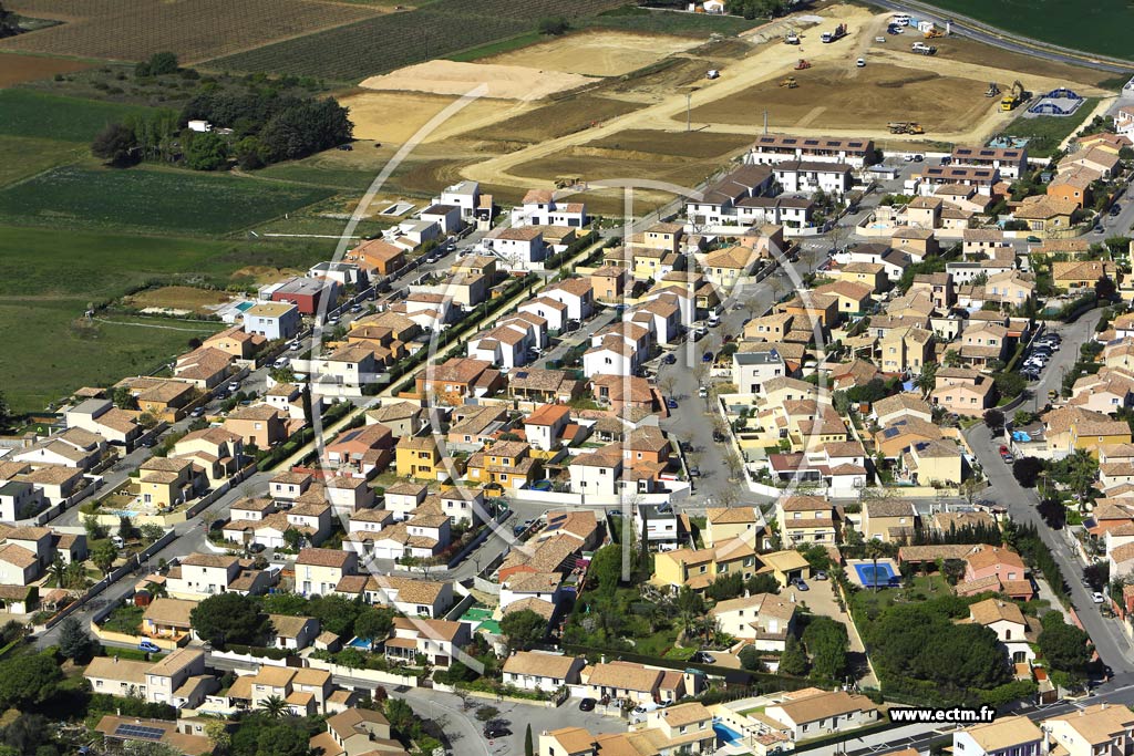 Photo arienne de Villeneuve-ls-Maguelone