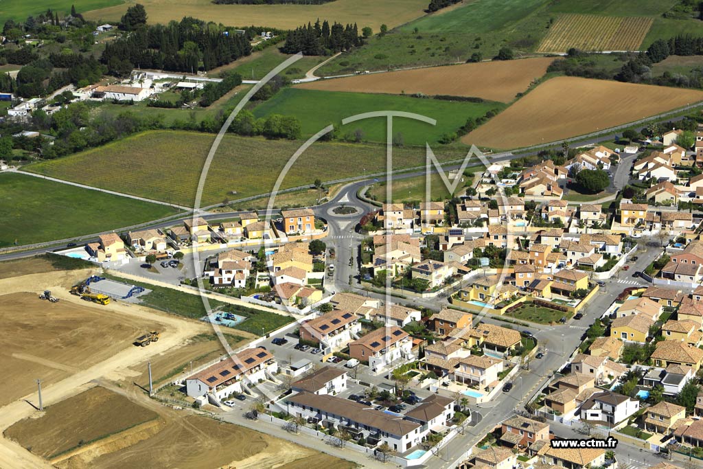 Photo arienne de Villeneuve-ls-Maguelone
