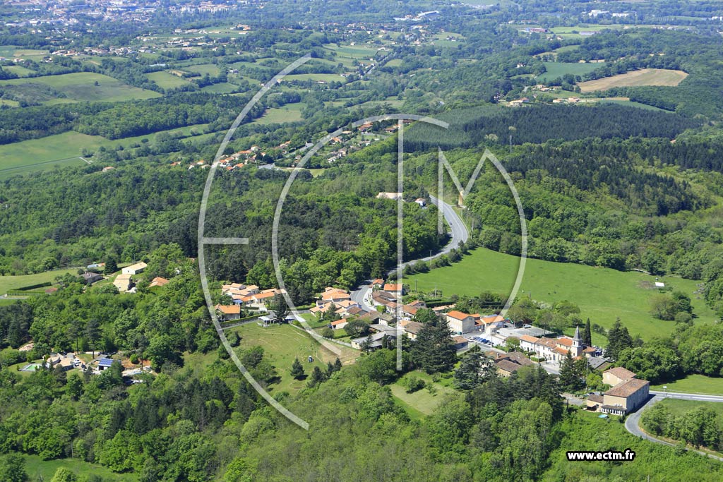 Photo arienne de Burlats (La Fontasse)