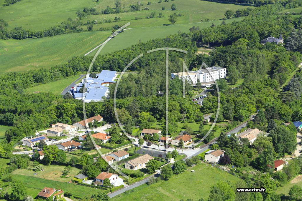 Photo arienne de Cahuzac (La Vigne)