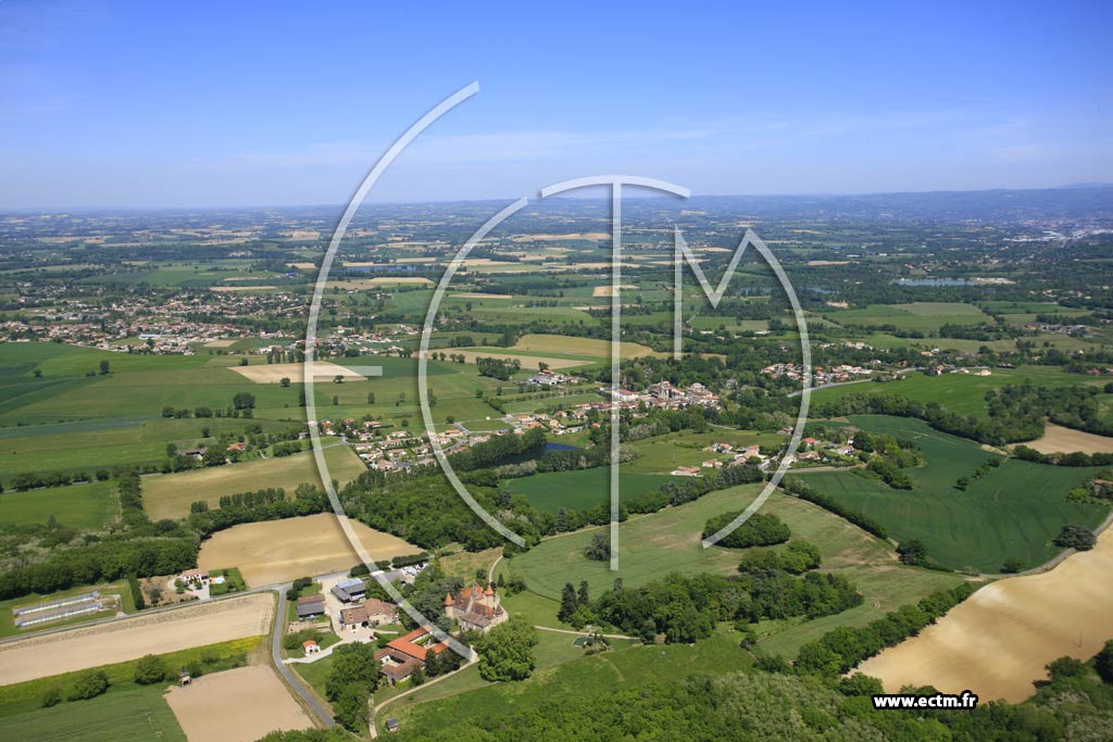 Photo arienne de Cambounet-sur-le-Sor