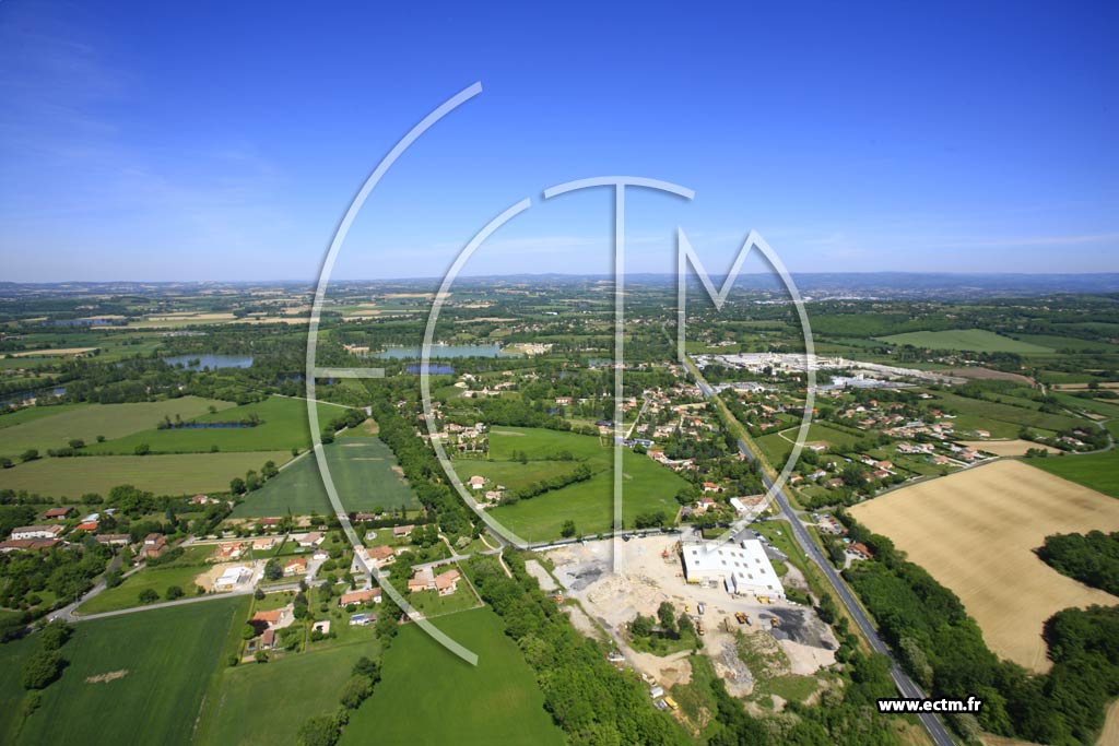 Photo arienne de Cambounet-sur-le-Sor (En Toulze)