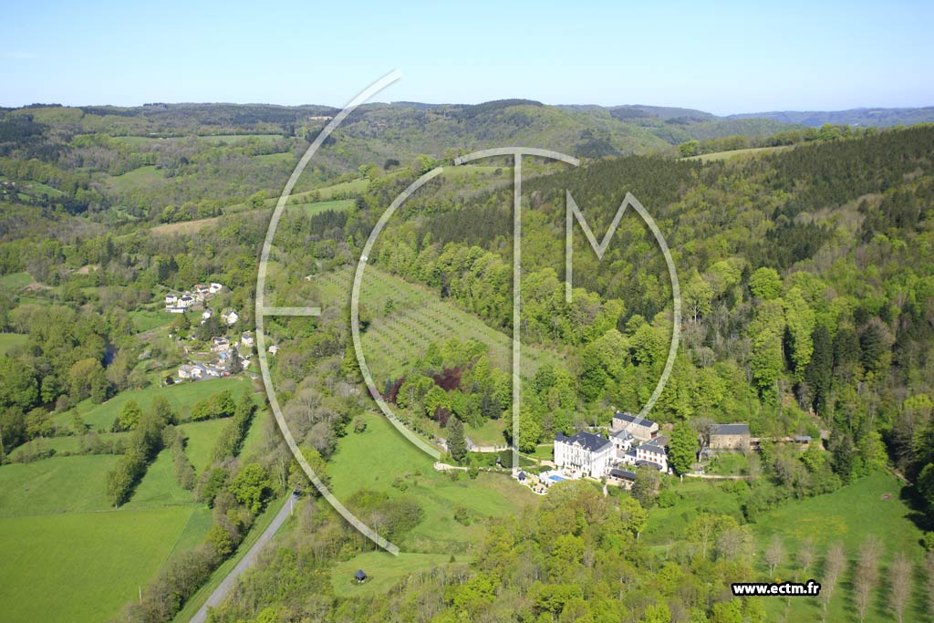 Photo arienne de Castelnau-de-Brassac (La Barbasani)