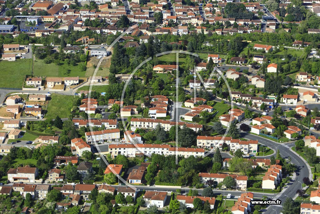 Photo arienne de Castres (Crabi)