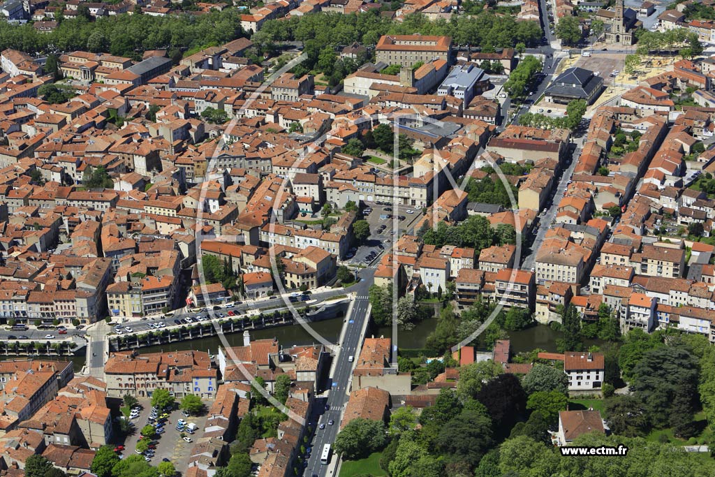 Photo arienne de Castres (Gazel-Rey)