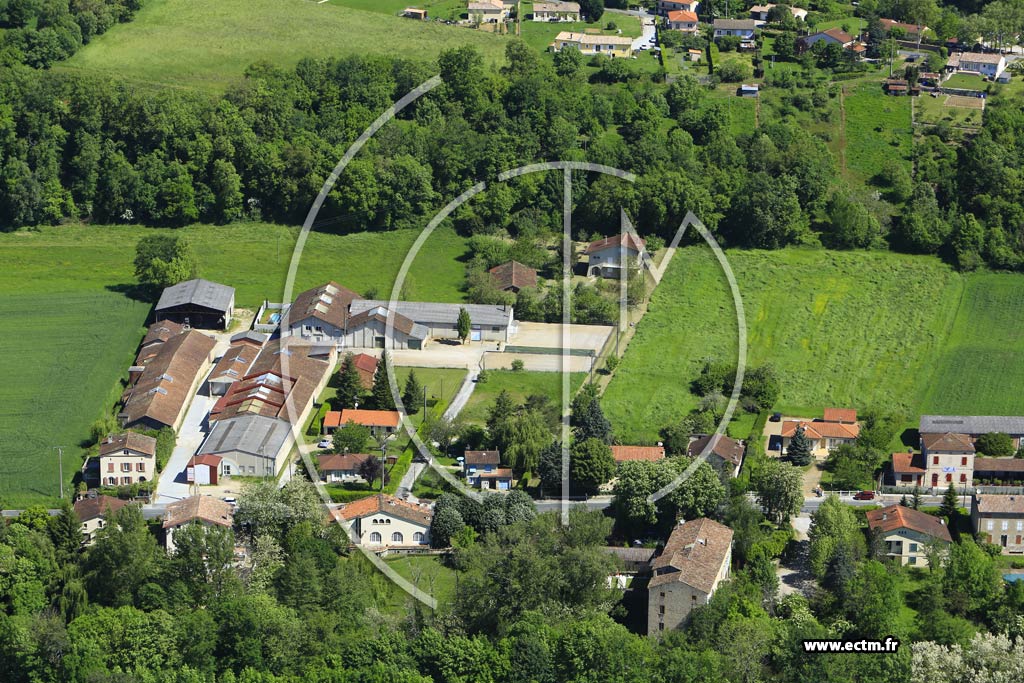 Photo arienne de Castres (Gourjade-Borde Basse)
