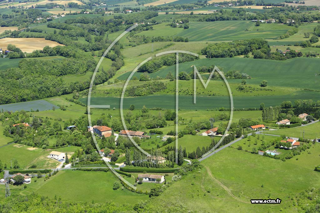 Photo arienne de Castres (La Batudie)