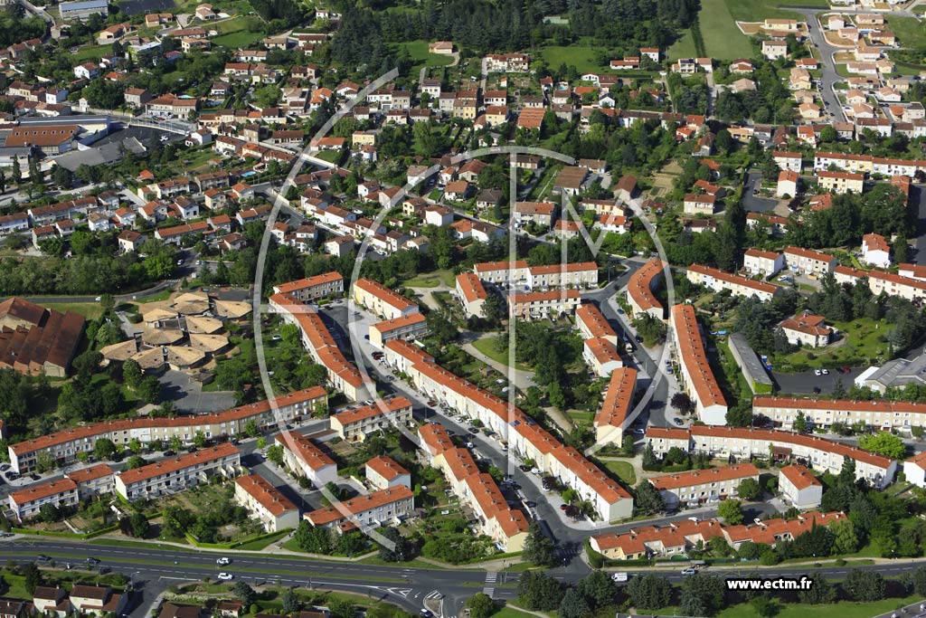 Photo arienne de Castres (Lameilh)