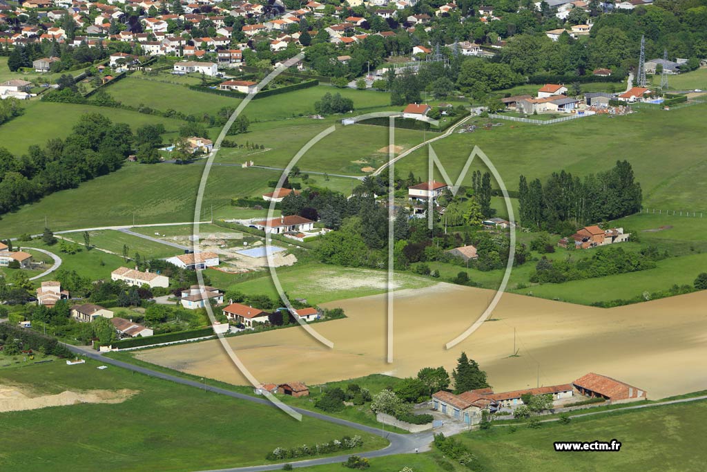 Photo arienne de Castres (Le Champs de la Nause)