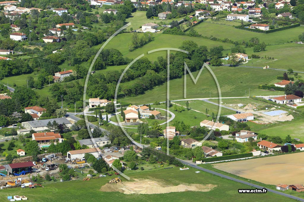 Photo arienne de Castres (Le Champs de la Nause)