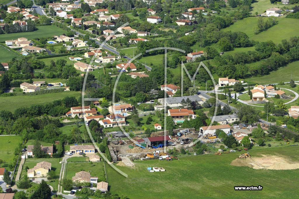 Photo arienne de Castres (Le Champs de la Nause)