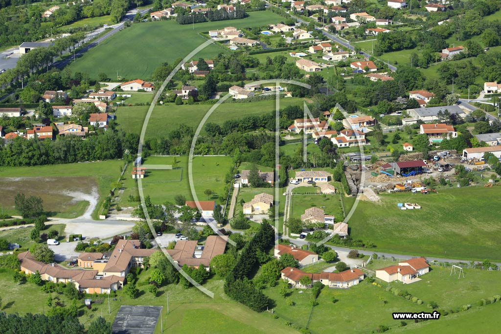 Photo arienne de Castres (Le Champs de la Nause)