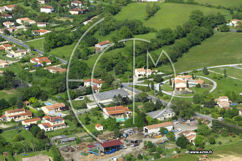 Photo arienne de Castres (Le Champs de la Nause)