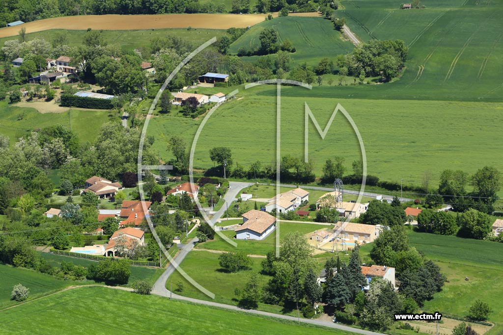 Photo arienne de Castres (Le Sauzas)
