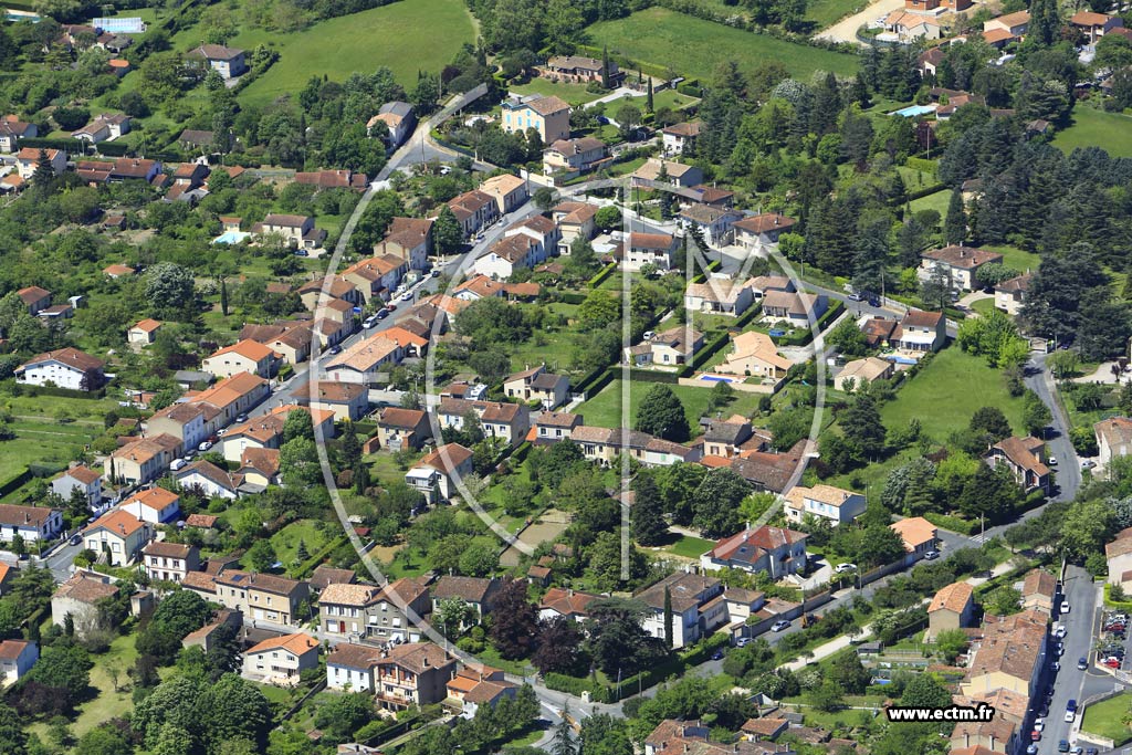 Photo arienne de Castres (Les Monges-Le Corporal)