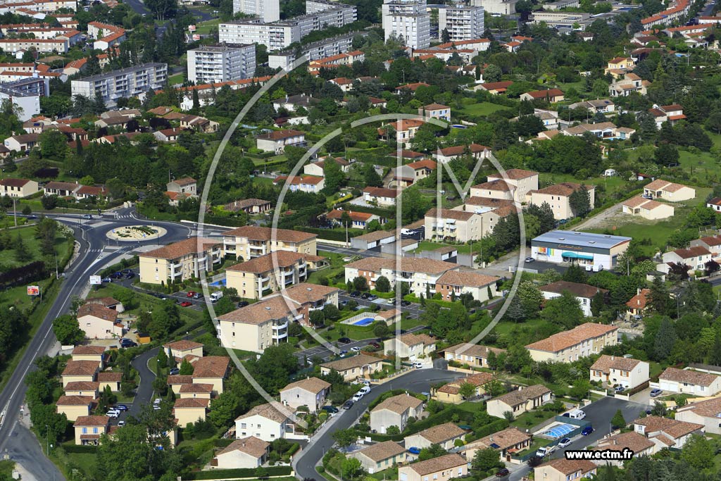 Photo arienne de Castres (Palique)