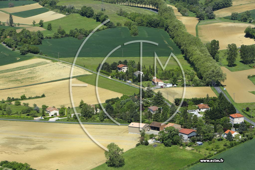 Photo arienne de Castres (Plaine d'Empy)