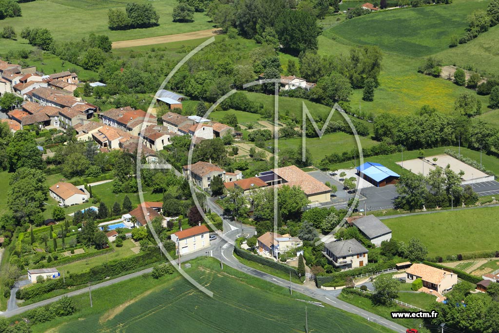 Photo arienne de Castres (Puech Auriol)